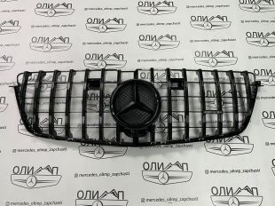 Решетка радиатора Mercedes GL x166 GT черная 
